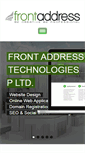 Mobile Screenshot of frontaddress.biz